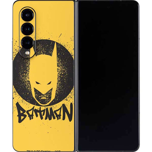 DC Comics Batman Graffiti Art Galaxy Z Fold4 5G Skin